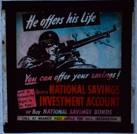 World War Two Cinema Slide- National Savings Bonds - Resource cover image