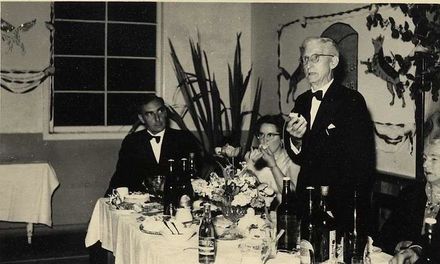 M E Perreau Proposing a Toast