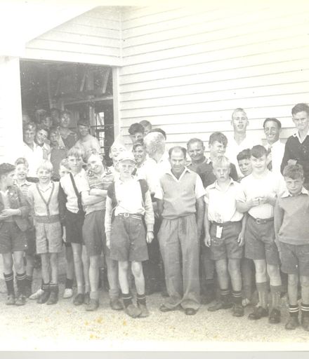 Large group of boys at Kimberley