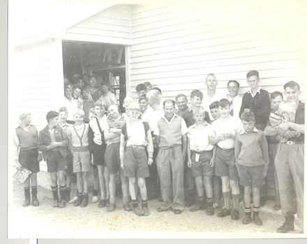 Large group of boys at Kimberley