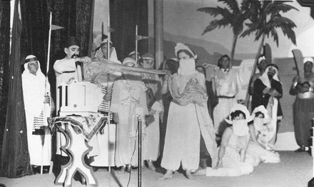 Magician in King Kanute's Palace - of the show "Princess Peanut", 1958