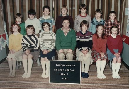 Poroutawhao School Form 1 Class Photo 1984