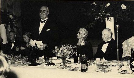 Mr W B Tennent Proposing a Toast