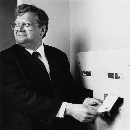 Foxton Post Office, Prime Minister David Lange Posts a Letter, 1980's