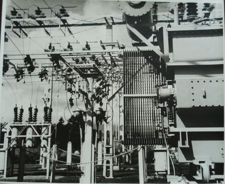 Levin Sub-station, 33,000 Volt transformer switching structure