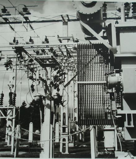 Levin Sub-station, 33,000 Volt transformer switching structure