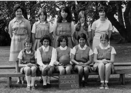 Foxton School Netball Team 1972