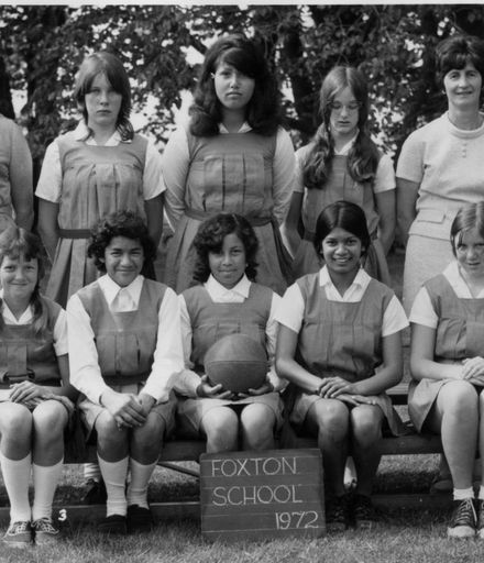 Foxton School Netball Team 1972