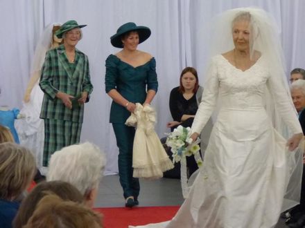 Heritage Wedding Fashion Parade - 1994 Susan Blewitt bridesmaid and mother of the bride