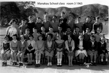 Manakau School class   room 3 1965