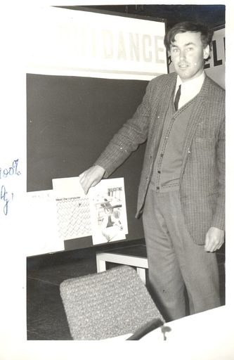 Mr Bartlett and his vocational guidance display - Resource cover image