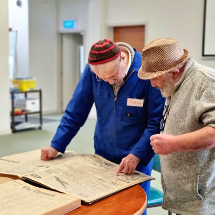 Libraries Horowhenua outreach to the Levin Baptist Adult Day Centre