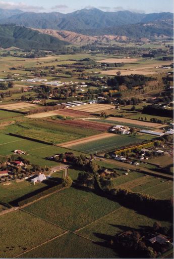 Aerial view of Horowhenua near Kimberley Road