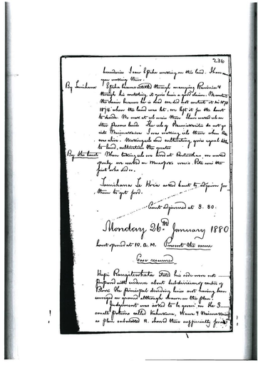 Otaki Maori Land Court Minutebook - 26 January 1880. - Resource cover image