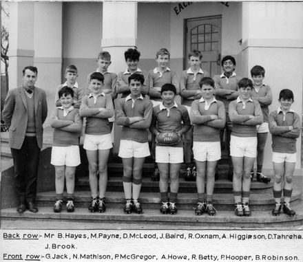 Foxton School First XV Rugby 1966