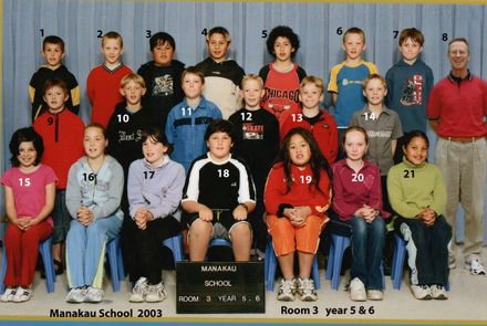 Manakau School  2003 Room 3  year 5 & 6 - Resource cover image
