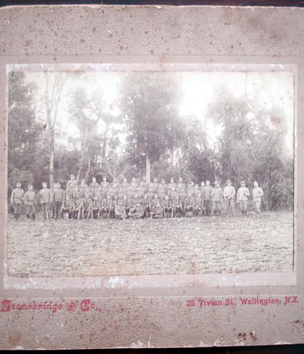 Full troop of Horowhenua Mounted Rifles, c.1900 - 1914