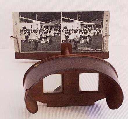 Stereoscope and pictures