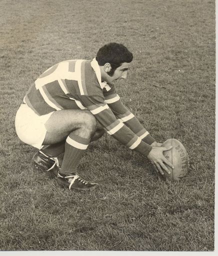 Mr Karam prepares to kick penalty, Horowhenua vs Manawatu