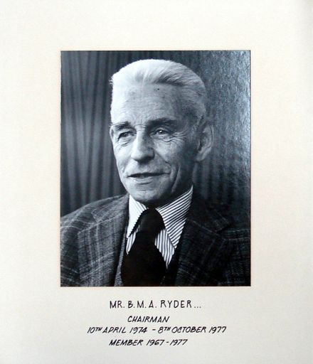 Mr B.M.A. Ryder, Chairman, 1974 - 1977