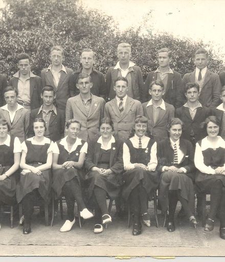 Class photo c. 1930?  Levin District High School