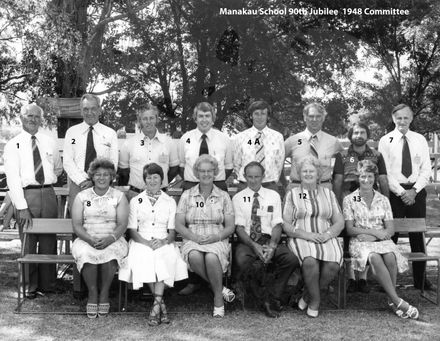 Manakau School 90th Jubilee 1978 Committee