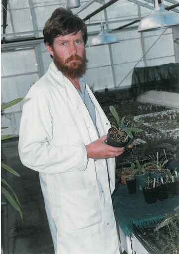 Scientist working at Horticulture Research Levin 1984 4