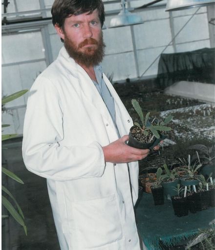 Scientist working at Horticulture Research Levin 1984 4