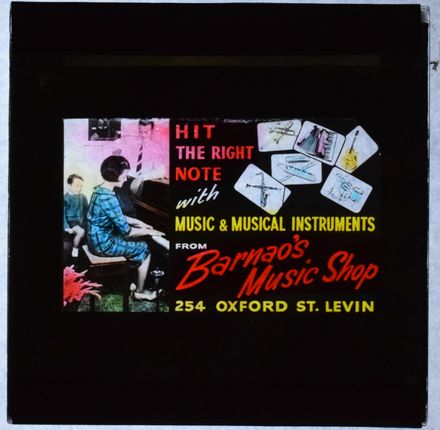 Barnao's Music Shop- Cinema Advertising Slide - Resource cover image