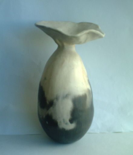 Pit-fired vase
