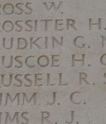 Hugh Grenville RUSCOE memorial