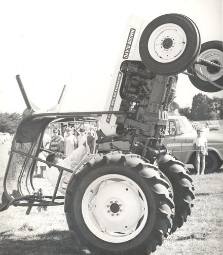Demo of effectiveness of protective frames on tractors - Resource cover image