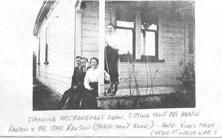 Mr & Mrs Rawson's house, Kings Drive, Levin, c.1918