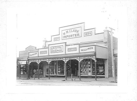 Building - W.M. Clark, Importer / Draper, c.1900