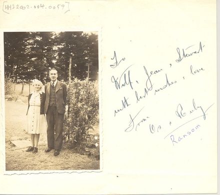 Oswald and Ruby Ransom, (c.1960)