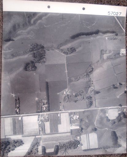 Aerial survey photograph (western Levin) 2nd 'track'