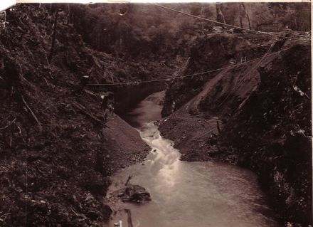 No.1 Dam site, Mangahao, 17 December 1925 - Resource cover image