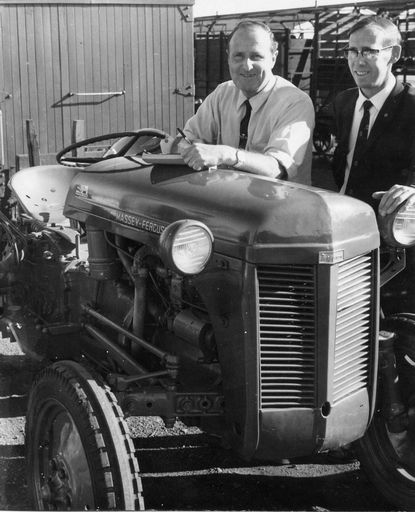 Tractor, Rotary Clubs' project for Cook Islands, 1971
