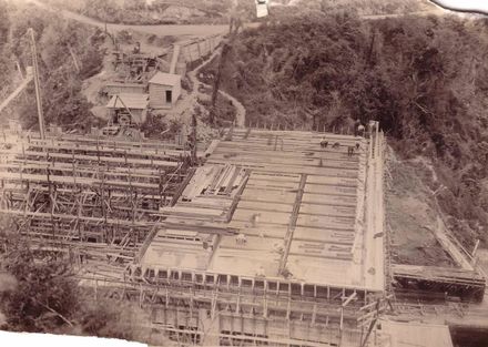 Powerhouse under construction, 26 November 1923