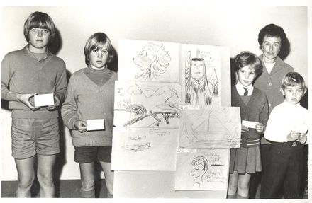 Prizewinners of May school holiday fun-sketching competition - Resource cover image