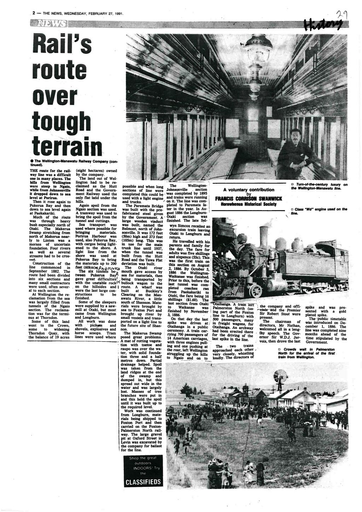 Rail’s route over tough terrain