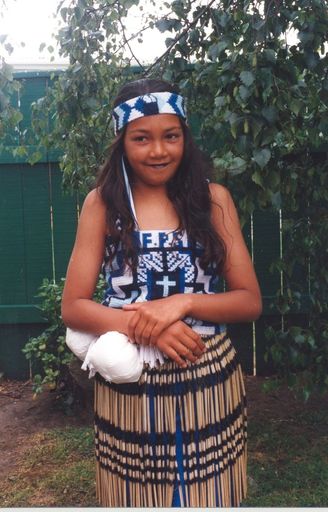 Ngahuia Brickland, Foxton School Kapahaka member, 1995