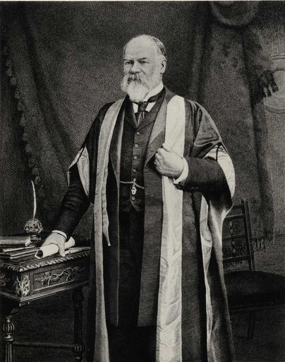 Sir Walter Buller in robes