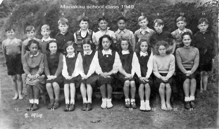Manakau School class 1949
