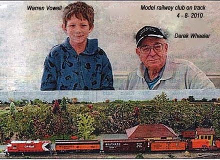 Model railway club on track