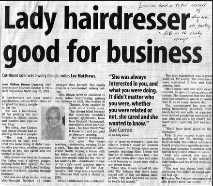 Jeanne Brown's obituary