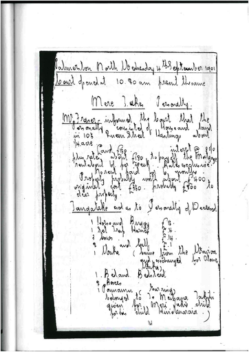 Otaki Maori Land Court Minutebook 3A - 4 September 1901