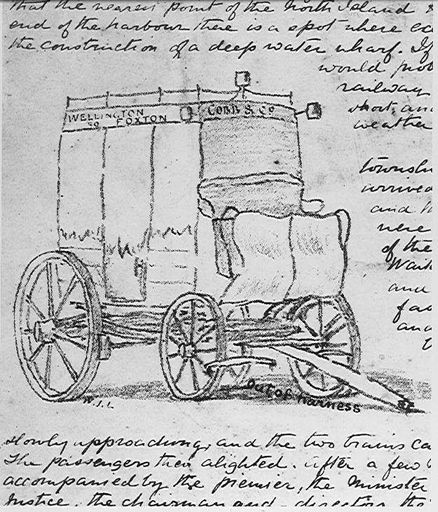 'Out of Harness' sketch in Evening Post, Nov. 1886 - Resource cover image