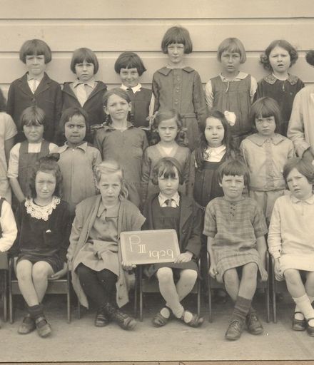 Jean, Primer III 1929 School photograph.