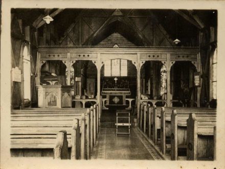 Interior of All Saints Foxton